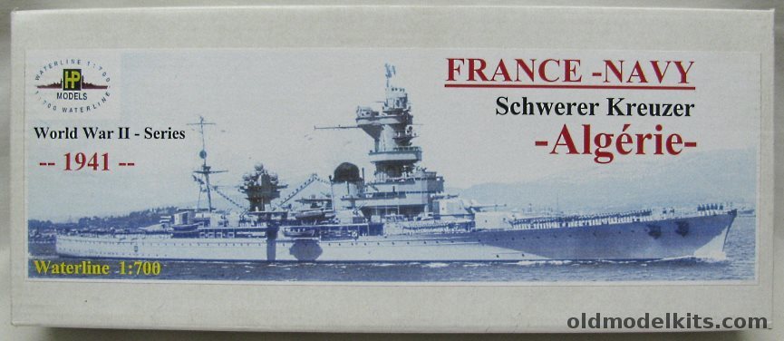 HP Models 1/700 Algerie Heavy Cruiser French Navy, F023 plastic model kit